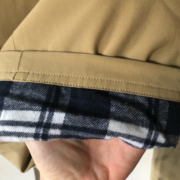 Flannel lined Tan Chinos & Khakis 36x30 relaxed fit travel ready by Avalanche. - Picture 5 of 15